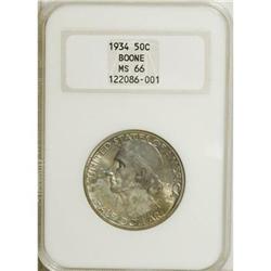 1934 50C Boone MS66 NGC. NGC Census: (152/17). PCG