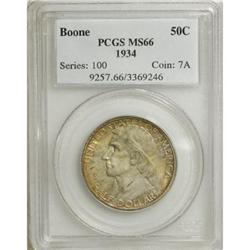 1934 50C Boone MS66 PCGS. PCGS Population (181/28)