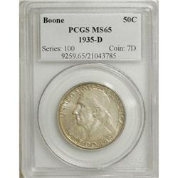 1935-D 50C Boone MS65 PCGS. PCGS Population (273/8