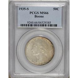 1935-S 50C Boone MS66 PCGS. PCGS Population (168/1