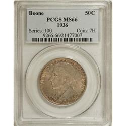 1936 50C Boone MS66 PCGS. PCGS Population (277/58)