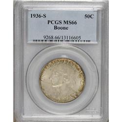 1936-S 50C Boone MS66 PCGS. PCGS Population (191/5
