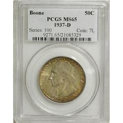 1937-D 50C Boone MS65 PCGS. PCGS Population (254/1