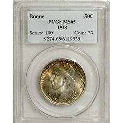 1938 50C Boone MS65 PCGS. PCGS Population (254/125