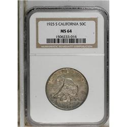 1925-S 50C California MS64 NGC. NGC Census: (1283/