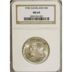 1936 50C Cleveland MS65 NGC. NGC Census: (1884/518