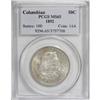 Image 1 : 1892 50C Columbian MS65 PCGS. PCGS Population (596