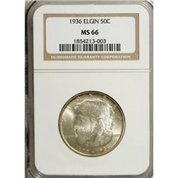 1936 50C Elgin MS66 NGC. NGC Census: (698/111). PC
