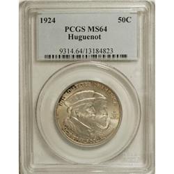 1924 50C Huguenot MS64 PCGS. PCGS Population (1345