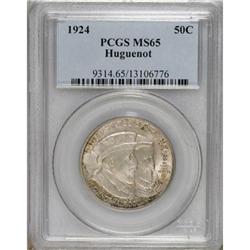 1924 50C Huguenot MS65 PCGS. PCGS Population (840/