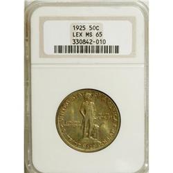 1925 50C Lexington MS65 NGC. NGC Census: (756/136)