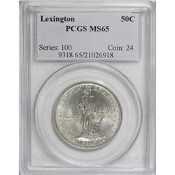 1925 50C Lexington MS65 PCGS. PCGS Population (800