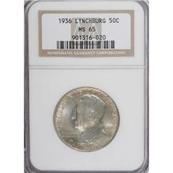 1936 50C Lynchburg MS65 NGC. NGC Census: (886/468)