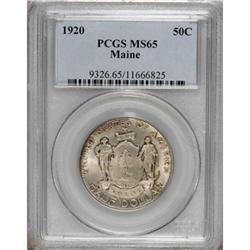 1920 50C Maine MS65 PCGS. PCGS Population (814/346