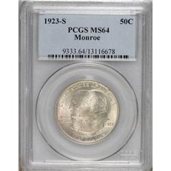 1923-S 50C Monroe MS64 PCGS. PCGS Population (1319