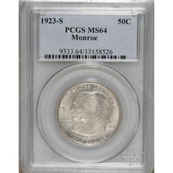 1923-S 50C Monroe MS64 PCGS. PCGS Population (1319