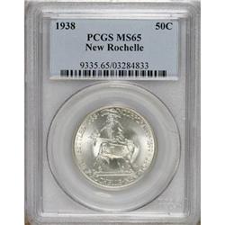 1938 50C New Rochelle MS65 PCGS. PCGS Population (