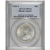 Image 1 : 1936-S 50C Rhode Island MS64 PCGS. PCGS Population