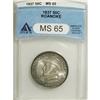 Image 1 : 1937 50C Roanoke MS65 ANACS. NGC Census: (1310/105
