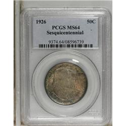 1926 50C Sesquicentennial MS64 PCGS. PCGS Populati