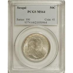 1926 50C Sesquicentennial MS64 PCGS. PCGS Populati