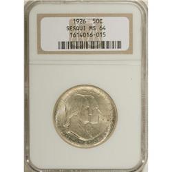 1926 50C Sesquicentennial MS64 NGC. NGC Census: (1