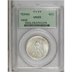1935 50C Texas MS65 PCGS. PCGS Population (721/908