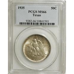 1935 50C Texas MS66 PCGS. PCGS Population (707/201