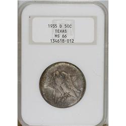 1935-D 50C Texas MS66 NGC. NGC Census: (625/183).