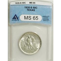 1935-S 50C Texas MS65 ANACS. NGC Census: (453/511)
