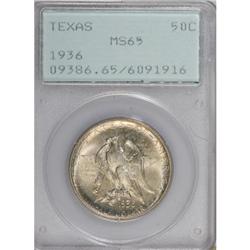 1936 50C Texas MS65 PCGS. PCGS Population (779/631