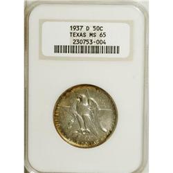 1937-D 50C Texas MS65 NGC. NGC Census: (402/459).