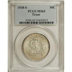 1938-S 50C Texas MS65 PCGS. PCGS Population (386/3