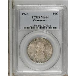 1925 50C Vancouver MS64 PCGS. PCGS Population (897