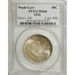 1952 50C Washington-Carver MS66 PCGS. PCGS Populat