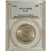 Image 1 : 1936 50C York MS65 PCGS. PCGS Population (1730/176