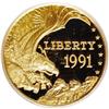 Image 1 : 1991-W G$5 Mount Rushmore Gold Five Dollar PR70 Deep C