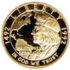 Image 1 : 1992-W G$5 Columbus Gold Five Dollar PR70 Deep Cameo N