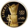 Image 1 : 1996-W G$5 Olympic/Cauldron Gold Five Dollar PR69 Deep