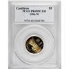 Image 3 : 1996-W G$5 Olympic/Cauldron Gold Five Dollar PR69 Deep