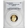 Image 1 : 1999-W G$5 Washington Gold Five Dollar PR69 Deep Cam