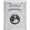 Image 1 : 2000-W $10 Library of Congress PR69 Deep Cameo PCGS.