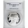Image 1 : 2001-P $1 Buffalo PR69 Deep Cameo PCGS. PCGS Popul