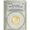 Image 1 : 2002-W $5 Olympics Half Eagle MS70 PCGS. PCGS Popu