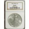 Image 1 : 1986 $1 Silver Eagle MS70 NGC. NGC Census: (625/0)