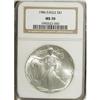 Image 1 : 1986 $1 Silver Eagle MS70 NGC. NGC Census: (626/0)