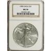 Image 1 : 1989 $1 Silver Eagle MS70 NGC. NGC Census: (263/0)
