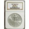 Image 1 : 1995 $1 Silver Eagle MS70 NGC. NGC Census: (256/0)