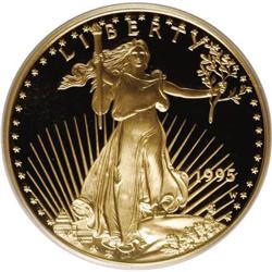 1995-W G$25 Half-Ounce Gold Eagle PR69 Deep Cameo PCGS