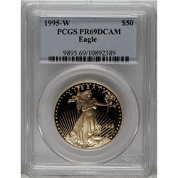 1995-W G$50 One-Ounce Gold Eagle PR69 Deep Cameo PCG